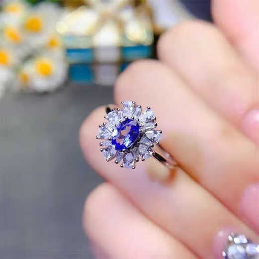 LZJV natural pink sapphire tanzanite ring for women open 925 silver gold-plated inlaid luxury full diamond jewelry with certificate pink sapphire