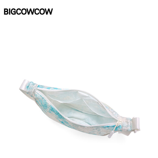 BIGCOWCOW斜挎包女包棉纶单肩包百搭休闲包包运动腋下包扎染饺子包男