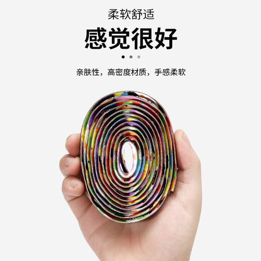 Road handlebar tape, bicycle thickened wrapped handlebar tape, non-slip sweat-absorbent shock-absorbing strap, handlebar wrapping cloth, bent handlebar wrapping tape, polka dot handlebar tape-cyan, sealing glue + back glue + handle