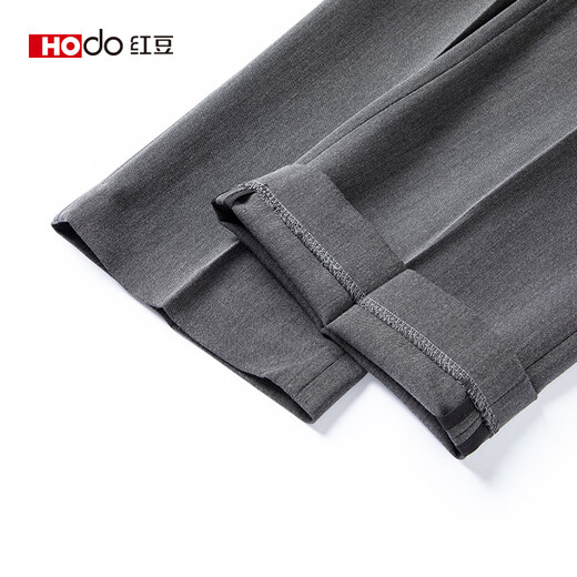 
Red beans without ironing and anti-wrinkle trousers for men's business straight-leg casual pants for men's pants for formal suit trousers commuting work pants