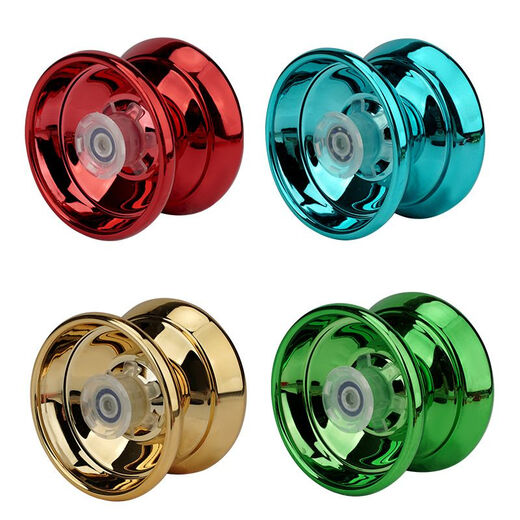 Timini internet celebrity yoyo children's glowing yoyo yoyo live sleep automatic roving boy uu ball introduction beginner alloy yoyo [blue] 1
