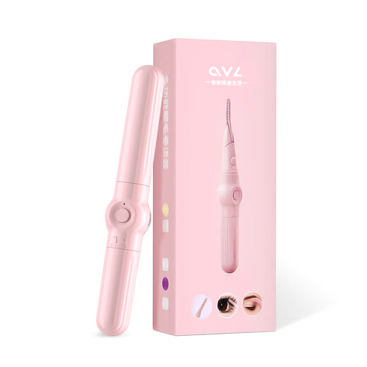 OVL eyelash curler electric heating novice electric eyelash curling artifact styling luxury model-1 cherry blossom powder