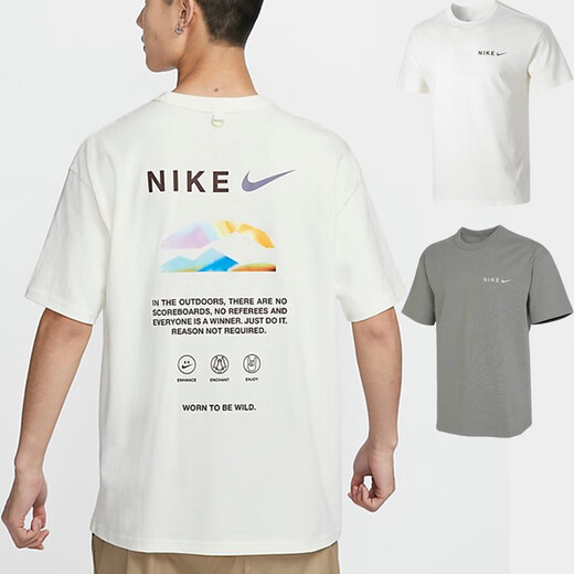 Nikenike Kurzärärmelte Herren-Rücken-Etikett gedruckt purer Baumwollrunde Hals Lose atmungsaktives lässiges Sport T-Shirt HF6172 133/海洲游戏游戏游戏游戏游戏游戏游戏游戏游戏游戏游戏游戏游戏游戏游戏游戏游戏游戏游戏游戏游戏游戏游戏游戏游戏游戏游戏游戏游戏游戏游戏游戏游戏游戏游