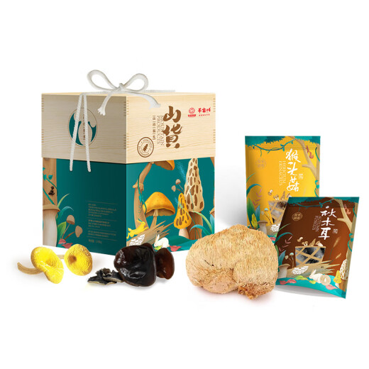 半亩川（BANMUCHUAN）半亩良田山珍福礼1098g南北干货山珍礼盒 山珍福礼1.098kg