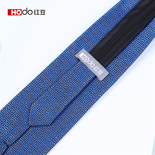 Red bean (Hodo) tie for men without knotting zipper stripes high-end wedding business formal wear gift box for boyfriend Mid-Autumn Festival gift