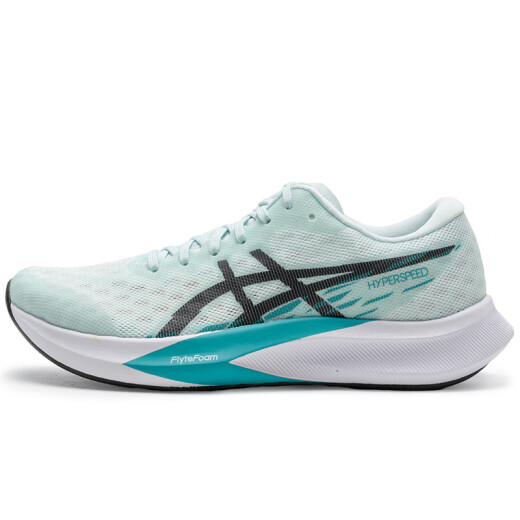 亚瑟士（ASICS）跑步鞋女鞋2025新款HYPER SPEED 4透气运动鞋子竞速跑鞋女 1012B677-400/主图款/绿色/HYPER 37.5
