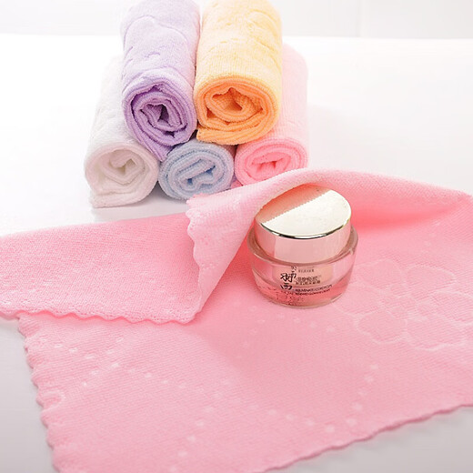 Rags, kitchen dish towels, home absorbent, lint-free, not prone to oil, table cleaning, multi-use small towels, 3 packs, 20cm*20cm, random colors