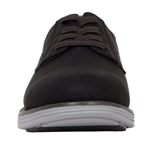 Deer Stags Children's Formal Oxford Shoes Boys' College Style Lace-Up Comfortable Leather Shoes Formal Occasions Black/Charcoal 5 Big Kid