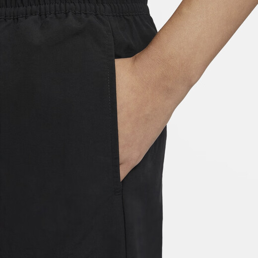 耐克（NIKE）官方EVERYTHING女子中腰短裤夏季运动裤梭织休闲FV6623 010黑/白 M
