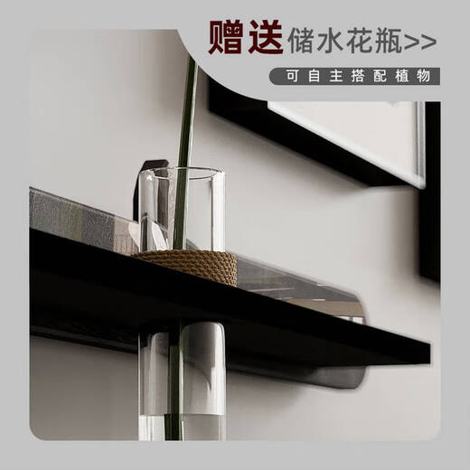 咏幻黑白格调客厅装饰画水培花瓶绿植发光灯画感沙发背景墙挂画 277620 千蝶赴卉 18060LED灯画带充电宝+遥控+声