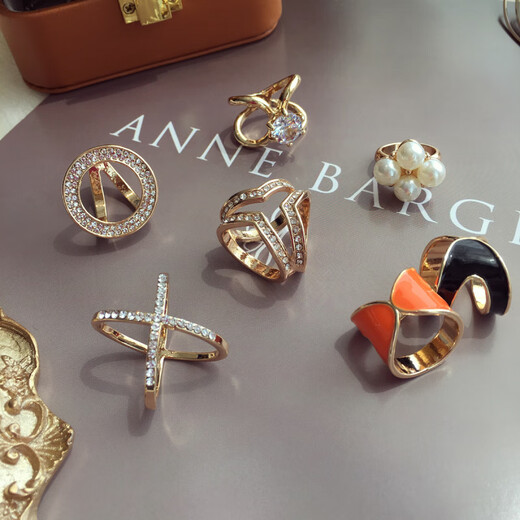 WOUG exquisite rhinestone silk scarf buckle, pearl scarf buckle, anti-snag decorative shawl bow buckle, rhinestone Y-shaped buckle