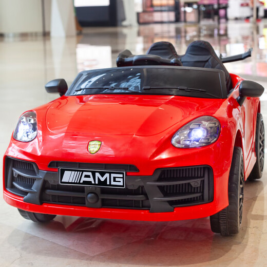 
Feige Feige Children's electric four-wheel toy car remotely controlled toy car for men and women children toy car remotely controlled electric car red + dual drive + large battery + lighting music