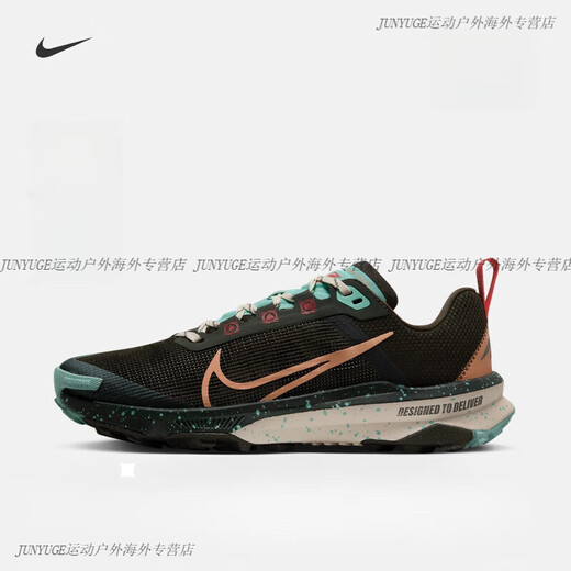 耐克（NIKE）TERRA KIGER 9女子越野跑步鞋赤足体验DR2694 300红杉绿_琥珀棕_上升翠绿_冰番 35.5