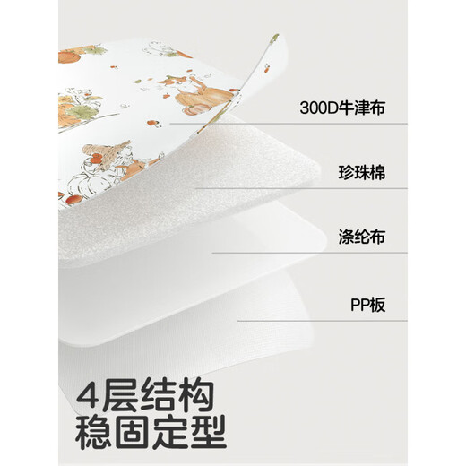 KUB KUB crib hanging storage bag hanging bag multifunctional diaper bag diaper storage bag hanging basket storage basic style of Downton Abbey