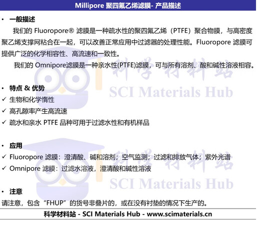 Millipore密理博JGWP01300 02500 04700 09025聚四氟乙烯水滤膜 JGWP14225_25片/盒 142mm