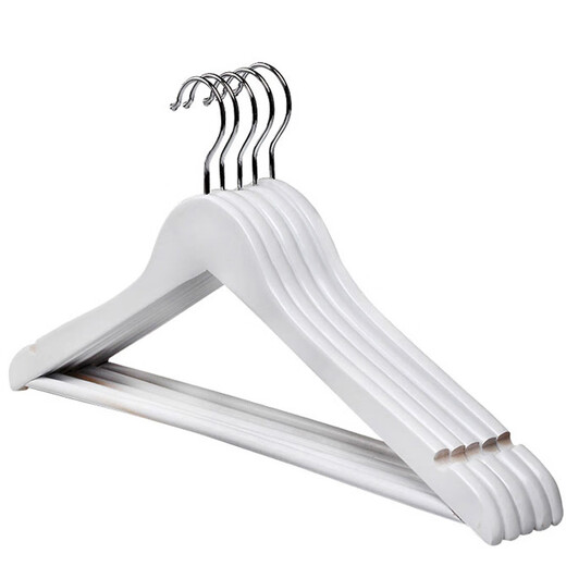 
Sixi Wooden Clothes Hanger 10 Solid Wooden Clothes Hanging Clothes Store Clothes Hanging Multifunctional Anti-Slip Clothes Hanging Clothes Hanging 6625H Men's 10