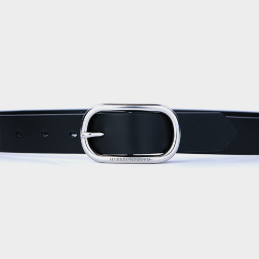 The latest model of the 2025 first layer cowhide leather women's belt genuine leather simple and versatile ZBF-YD731 light brown 105cm