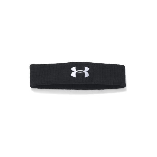 安德玛（UNDERARMOUR）Performance男子高性能纤维训练运动头带1276990 黑色001 均码