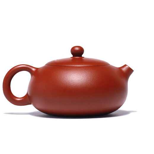 Centenary Liyong Yixing purple sand pot pure handmade raw ore Dahongpao flat Xishi pot Kung Fu tea set 185ml