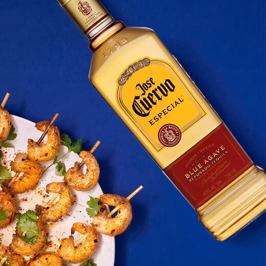 豪帅快活（JOSE CUERVO）龙舌兰酒 洋酒墨西哥进口行货 调酒基酒 金标 750mL 1瓶