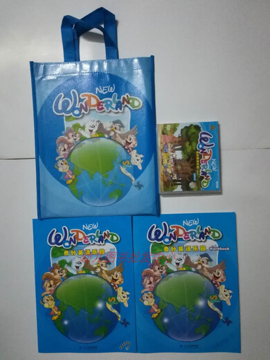 Kindergarten books Book + Exercise + DVD Level 123456 APP card Book + Exercise + DVD Level 1 Red Book