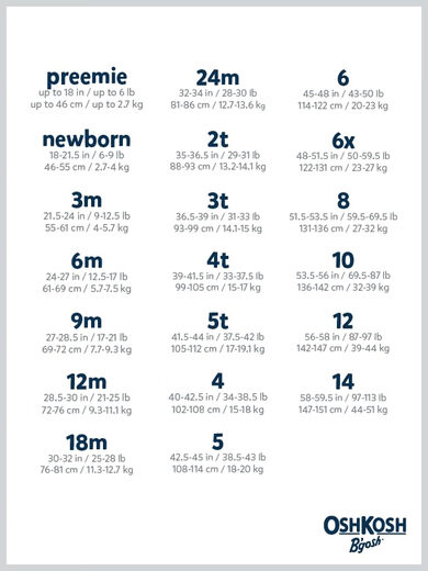 OshKosh B Gosh Boys Henley, Blue Ombre, Blue Ombre Blue Ombre 5T