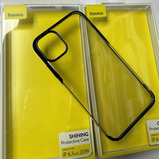 
Beisi BASEUS loses money and clears Beisi Apple 1111pro11promax soft shell hard shell transparent mobile phone case mobile phone case ip iPhone 11pro black hard shell-1278 other iPhone models