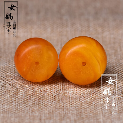 Olevo natural Russian material old beeswax single beads with loose beads single bucket beads bracelet diy men's accessories top beads separated beads old beeswax pier 22*16mm single