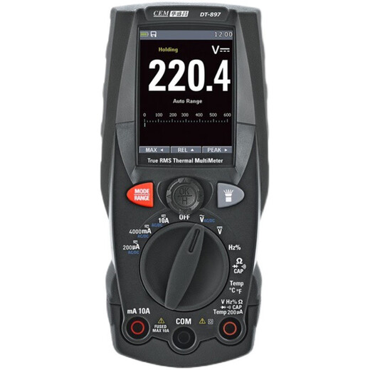 
FLUKE CEM Huasheng Chang Color Screen True RMS Digital Multimeter Voltage Meter DT-896/897 DT-896