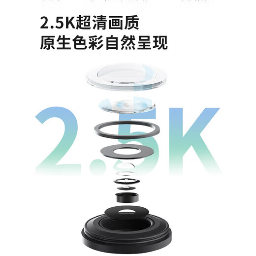 dahua大华摄像头400万无线监控摄像头4MP高清夜视家用监控手机wifi云台旋转无卡