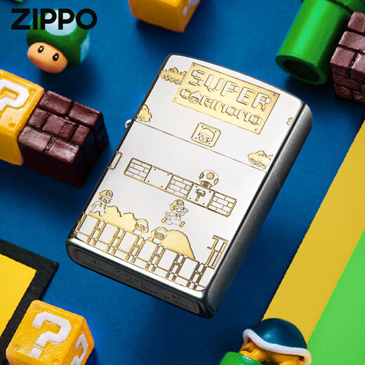 ZIPPO打火机 蘑菇小队雕刻芝宝防风煤油创意官网送男朋友礼物 蘑菇小队【新机无油】DY9902DK