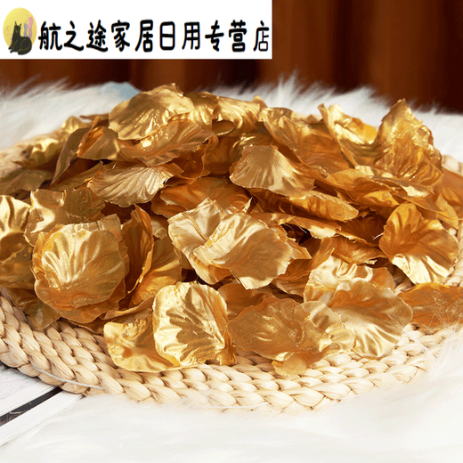 Simulierte Hochzeit Rose Blütenblätter Hochzeitsgeburtstagshand hat Blumen bestreut, um den Liebesvorschlag romantische Hochzeitsraumdekoration Chinesischer Valentinstag Red 1 Pack (1200 Stück) auszudrücken (1200 Stück)