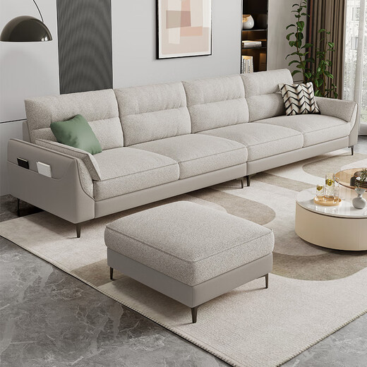 Jianxin tissu canapé salon 2025 Nouveau canapé de coton et de ligne moderne de coton et de ligne moderne F6686
