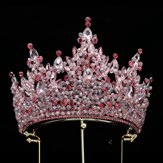 Shien 2023 Nouveau création en alliage perlé créatif en alliage en alliage grande couronne diadème de la mariée européenne et américaine accessoires de cheveux de mariage couronne blanc