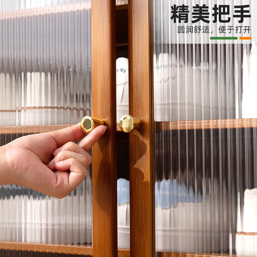 Old bamboo craftsman multi-layer shoe cabinet door entry cabinet shoe rack household integrated wall-mounted large-capacity storage partition entrance cabinet