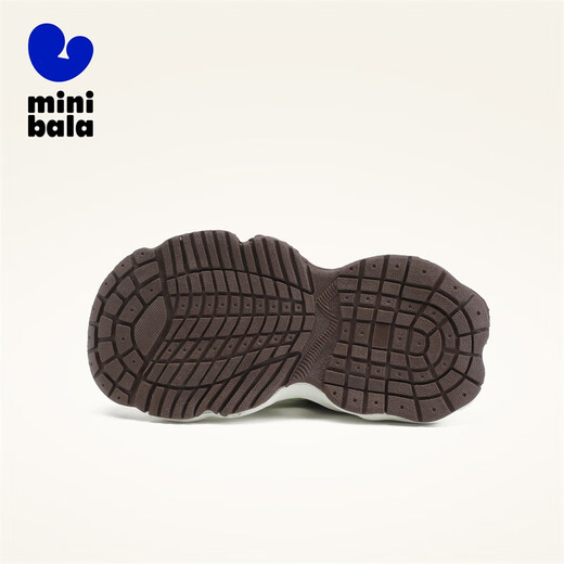 Minibala children's shoes, boys' toe-cap sandals, new summer style children's and baby breathable soft-soled outdoor beach shoes for women, rice/green. For babies with thin feet, it is recommended to take a smaller size. Size 30 is suitable for feet 17.3-18.0cm long.