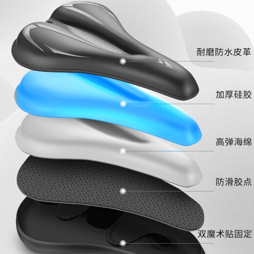 Xianxiang es adecuado para ATX610/620/660/770/777/810/830/830/860 de la cubierta de colchón de silicona de bicicleta de montaña, silicona espesada impermeable de cuero [Bundling] gris] gris