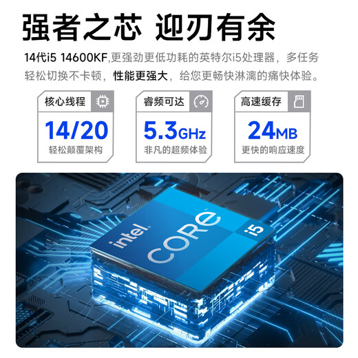 Climbing & ASUS Family Bucket E-Sports Game Designer Computer Desktop Computer Host Complete Machine (I5 14600KF/RTX5070/1T Solid State/32G) National Subsidy