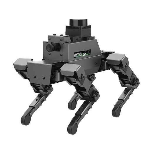 
YahBoom (YahBoom) Raspberry Pi 5 Four-legged Machine Dog 12-degree of freedom Bionic ROS2 Robot Face AI Visual Identification Multi-legged Machine Dog Education Robot Diagram Navigation Programming Python Professional Edition S2 (excluding Raspberry Pi 5 motherboard)