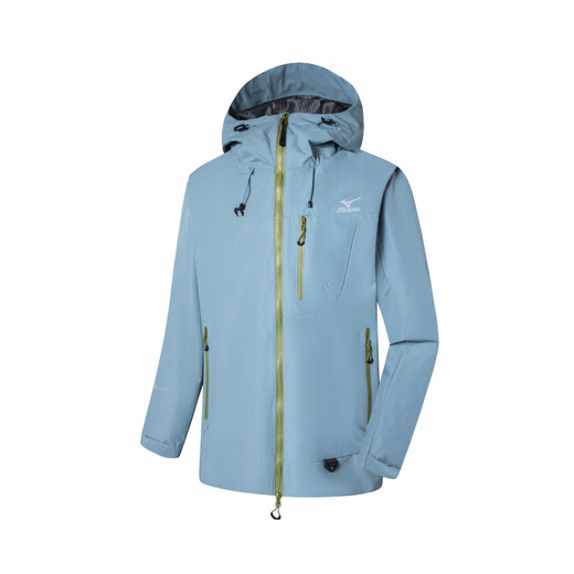 Mizuno Mountain Outdoor City Fonctionnel Mountain Mesting and Randing Hard Shell Imperproofing Windproof Breathable Wear-Resistant Veste Men and Women Secret Realm Purple L