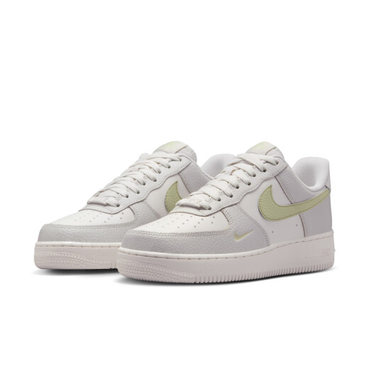 耐克（NIKE）官方空军一号女迷你勾运动鞋夏新款 AIR FORCE 1 IB3881 001幻影灰白/浅橄榄绿/浅骨色 41