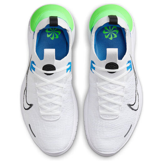 Nike (Nike) Offizielle Herrenschuhe und -Sneaker, Herbst kostenlos barfuß-Netz atmungsaktives Mode lässig Low Top Running Shoes FB1276-104/Weiß, Schwarz, Blau und Grün 41 (255 mm)
