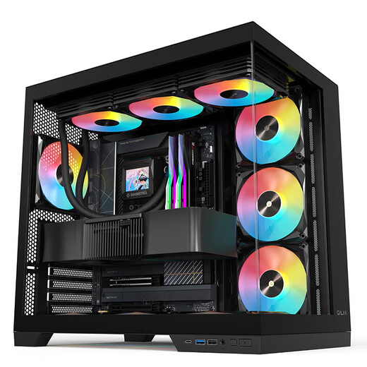 GALAXY AMD Ryzen 9800X3D/7800X3D/RTX5070TI/RTX5080 Play Delta E-Sports Game Desktop Host Complete DIY Assembly Computer Configuration 7 9800X3D Core Display