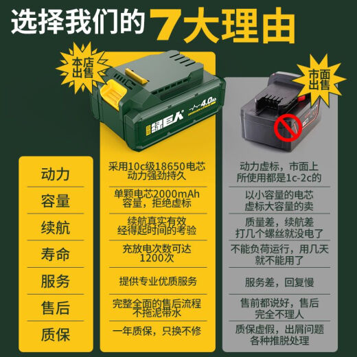 Hulk 20V platform power tool lithium battery universal big art 21V electric wrench battery Hulk 5012 direct plug 12v lithium battery