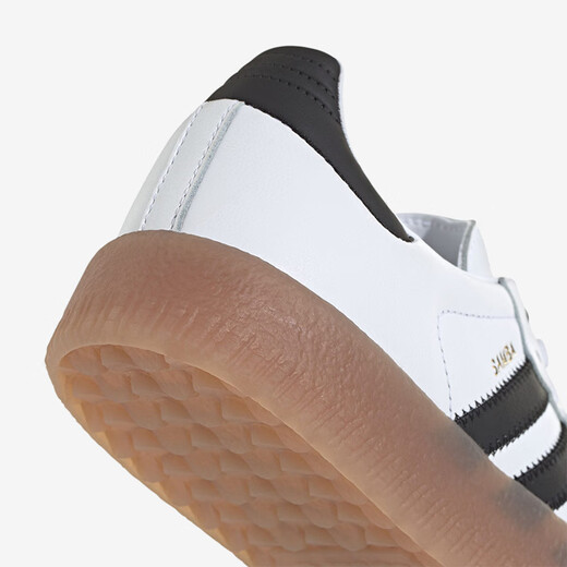 阿迪达斯adidas三叶草女鞋SAMBAE经典厚底运动鞋小白鞋德训鞋T头鞋 JI1349 36
