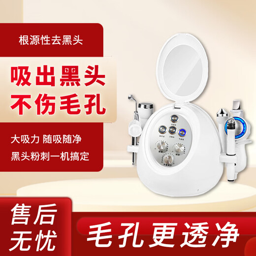 Blackhead sucking artifact introduction instrument to remove blackheads, small bubble beauty instrument, oxygen injection instrument, pore cleaning, beauty salon special, large double pump, bubble blackhead sucking