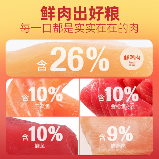 Al Cat Food Forest Story Cat Food Grain-Free Fresh Meat Full Price Weaning Milk Cake Adult Cat and Kitten Food Blue Cat British Shorthair General Duck Meat Cranberry Cat Food 10kg