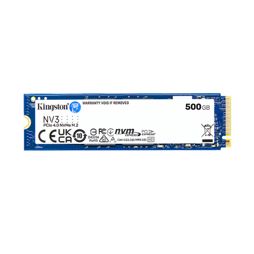 Kingston 500GB SSD solid state drive M.2 (NVMe PCIe 4.0 4) NV3 series reading speed 5000MB/s AI computer accessories