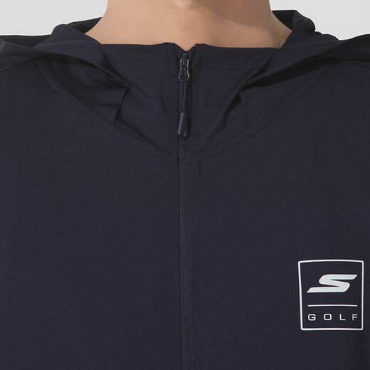 SKECHERS 2025 Été Nouveau couple Cabinement de peau coulant Veste de sport à capuche mince et respirante P225U130-0515 XL