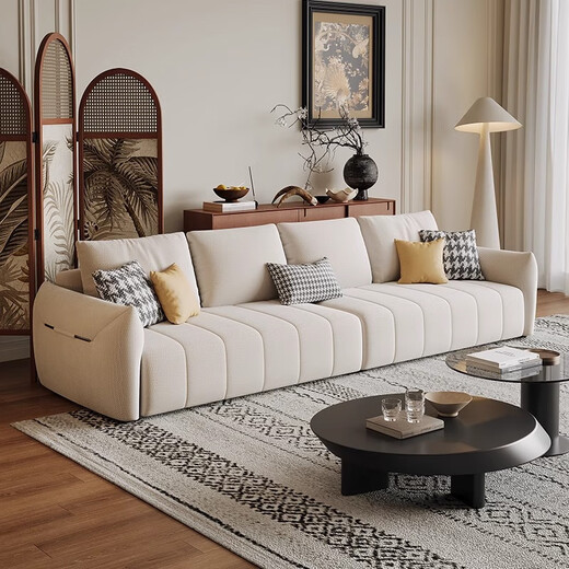 Jian Xin Fabric Sofa Chenille Modern Simple Dofa Living Room Маленькая и средняя квартира с тремя печатью угловой диван 826